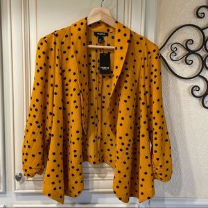 TORRID • Drape Front Crepe Blazer